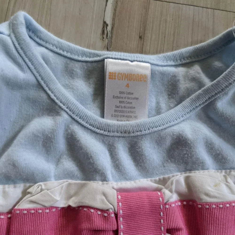 Gymboree girl tank top shirt top bow for summer‎ li